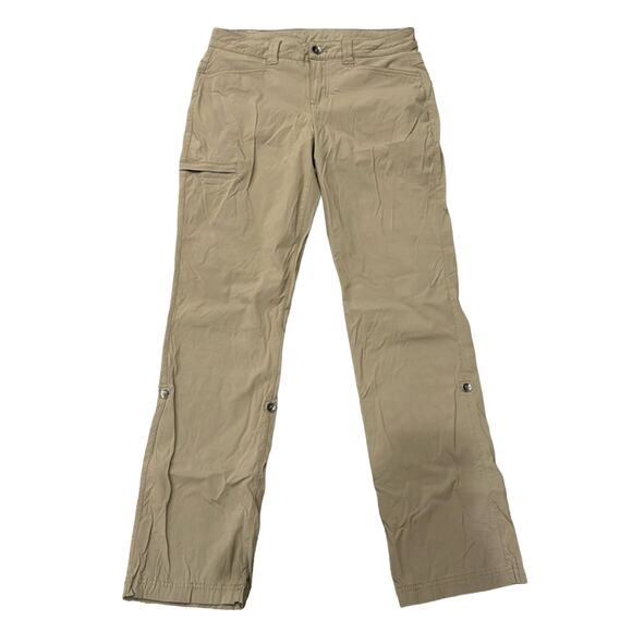 Eddie Bauer Women's Travex Horizon Roll Up Pants Khaki Size 4 - Picture 2 of 8
